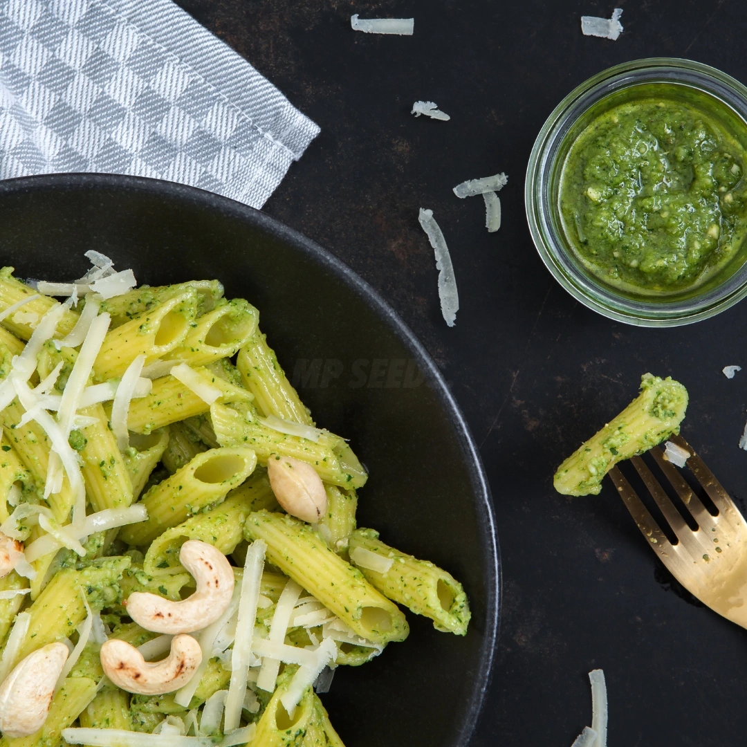 Spaghetti z pesto